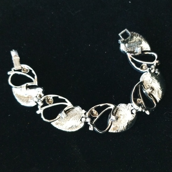 Vintage Signed SARAH COVENTRY Leaf Design Bracelet - Picture 8 of 10